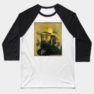 Self-Portrait in a Straw Hat by Paul Cezanne Baseball T-Shirt